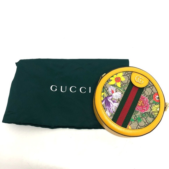 GUCCI Authentic Yellow Shoulder Bag